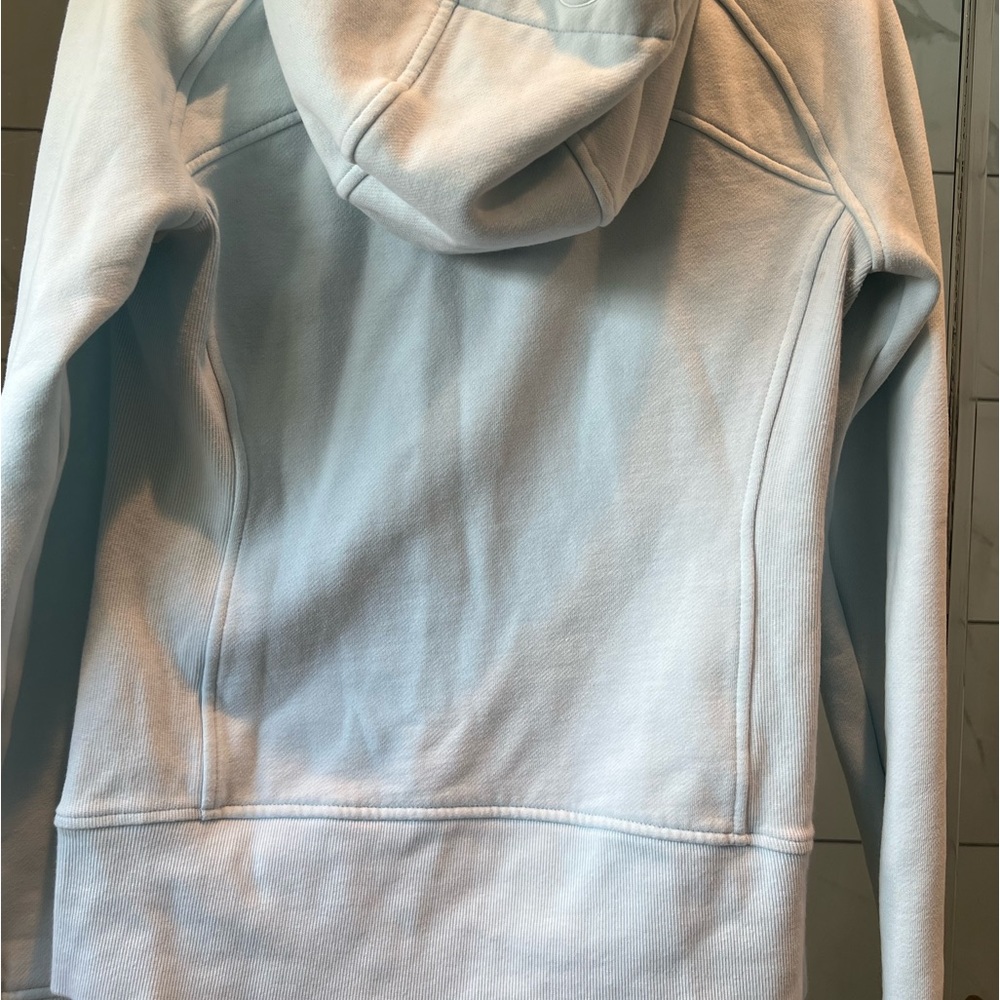 Lululemon scuba zip up hoodie baby blue - Picture 6 of 15